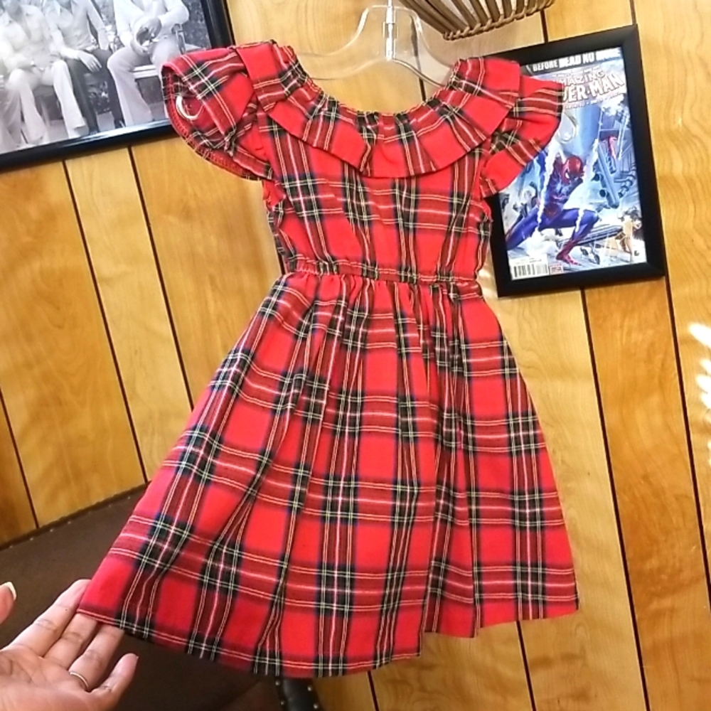 Carolyn Christmas Plaid Dress